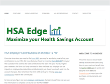 Tablet Screenshot of hsaedge.com